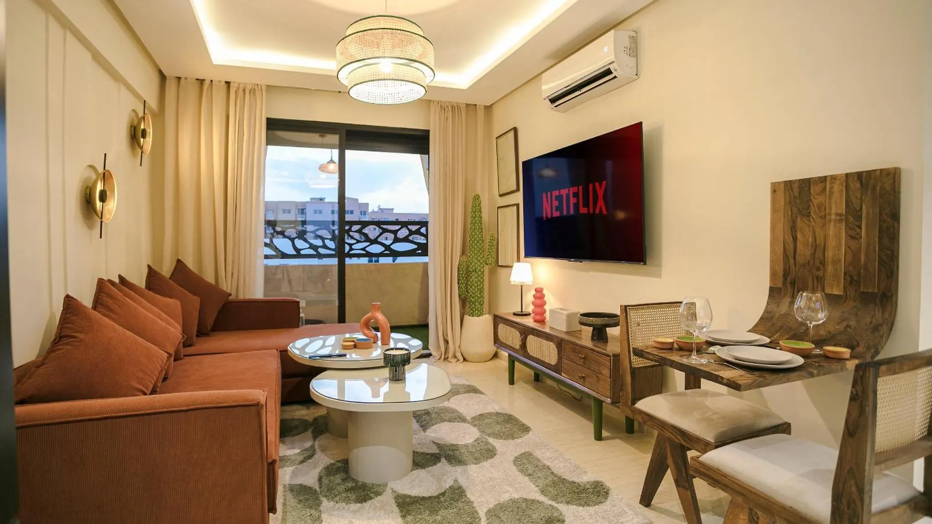 Timeless And Central Fully Equiped Apartement And Fast Wifi مراكش 0*,