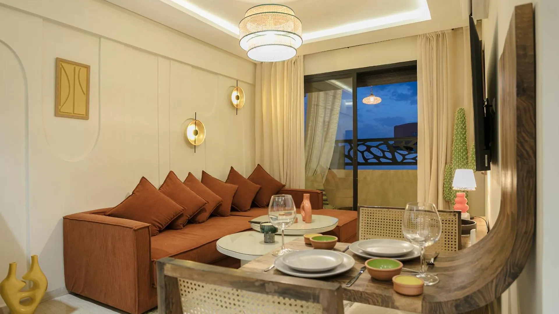 Timeless And Central Fully Equiped Apartement And Fast Wifi مراكش شقة